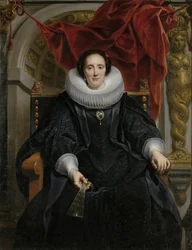 Porträt von Catharina Behaghel, 1635