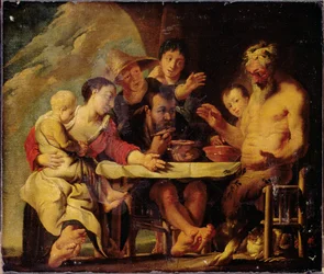 Satyr und Bauern