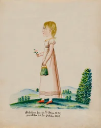 Porträt von Sarah Musser, 1826