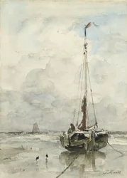 Fischerboot am Strand
