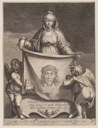 Die heilige Veronika mit dem Schweißtuch
