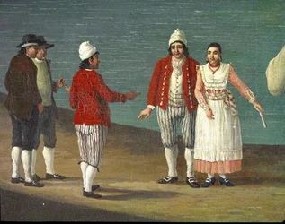 Menschen aus Gallipoli, Apulien, Italien