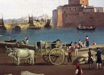 Ansicht des Hafens von Taranto