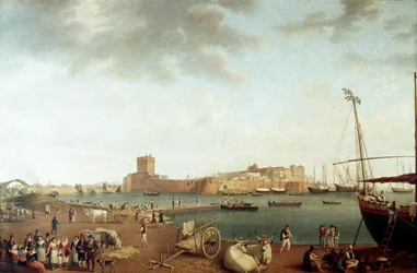 Blick auf den Hafen von Taranto (Gemälde)