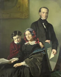 Porträt von Frau A.J. Schmidt-Keiser
