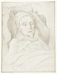 Porträt von Prinz Moritz auf seinem Sterbebett