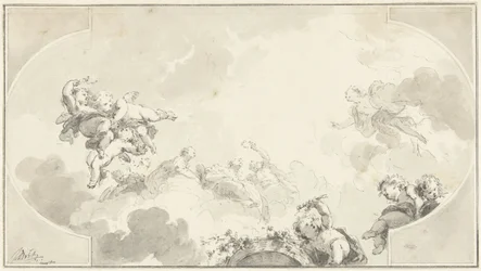 Entwurf für eine Deckenmalerei