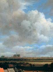 Ansicht von Haarlem (Detail), ca. 1670