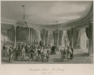Buckingham Palace, die Bibliothek, Ausländischer Empfang