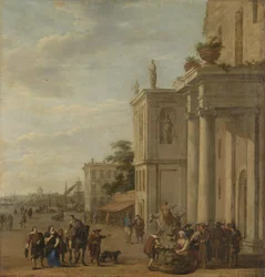 Italienischer Marktplatz