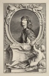 Porträt von Algernon Percy, Earl of Northumberland, Illustration aus 