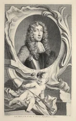 Porträt von Anthony Ashley Cooper, Earl of Shaftesbury, Illustration aus 