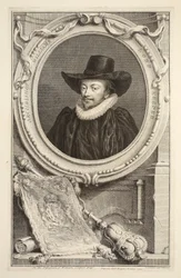 Porträt von Erzbischof Williams, Lord Keeper of the Seal, Illustration aus 