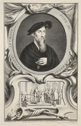 Porträt von Edward Seymour, Herzog von Somerset, Illustration aus 