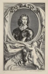 Porträt von Generalleutnant Lambert, Illustration aus 