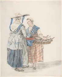Zwei Marktfrauen