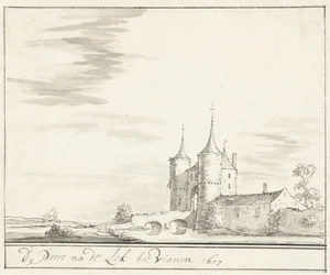 Das Tor an der Lek in Vianen im Jahr 1607