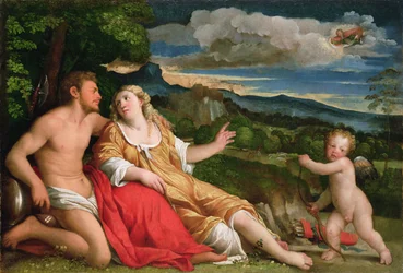 Mars, Venus und Amor