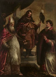 Heilige Jakobus der Ältere, Nikolaus und Laurentius