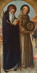 Heiliger Antonius Abt und Heiliger Bernhardin von Siena