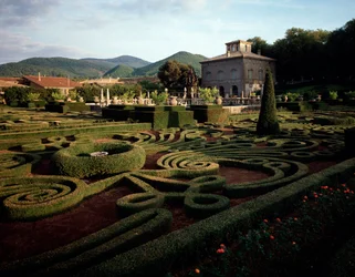 Ansicht der Villa Lante