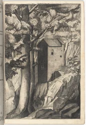Außenansicht der Kapelle des Kardinals (Tafel G)