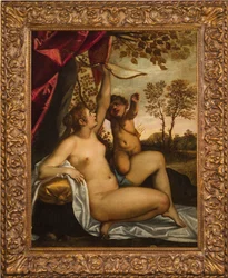 Venus entwaffnet Amor