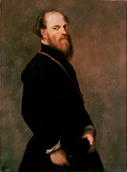 Porträt eines Gentlemans mit der Goldkette von Jacopo Robusti genannt Tintoretto