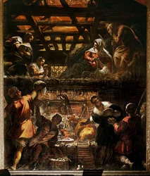 Die Geburt Christi und die Anbetung der Hirten