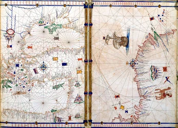 Damaskus und Jerusalem (Detail aus den Geographischen Karten)