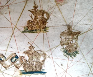 Renaissance-Karte von Europa, nach Jacopo Russo, 1528