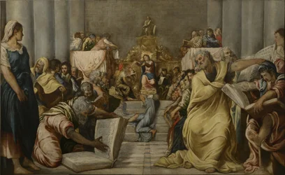 Christus im Tempel disputierend