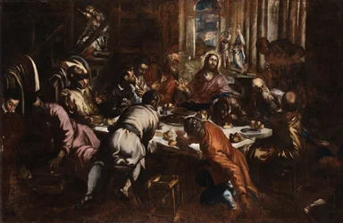 Jacopo Tintoretto Letztes Abendmahl (Studie für San Trovaso Letztes Abendmahl)