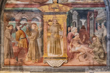 Geschichten des Heiligen Antonius von Padua, Nische des Heiligen Antonius von Padua, Mitte des 15. Jahrhunderts