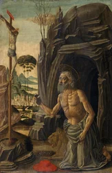 St. Hieronymus als Büßer