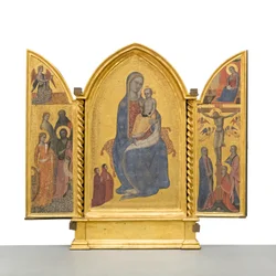 Madonna mit Kind; Verkündigung; Kreuzigung und Heilige