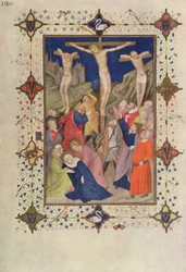 MS 11060-11061 Stunden des Kreuzes: None, Jesus am Kreuz, aus den 