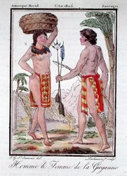 Indianer aus Französisch-Guayana, aus 