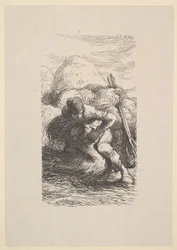 Der Garbenbinder, 1853