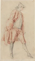 Ein französischer Gentleman stehend