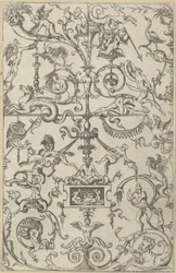 Groteskes Panel, 1550