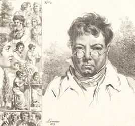 Selbstporträt und andere Köpfe, 1819