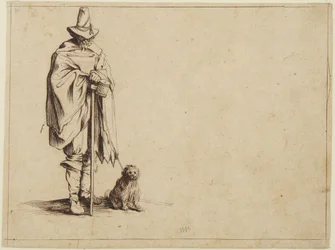 Bettler mit Hund