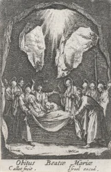 Begräbnis der Jungfrau, Nr. 12 aus Das Leben der Jungfrau