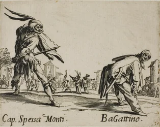 Capitan Spessa Monti - Begattino, Tafel 10 aus Balli di Sfessania