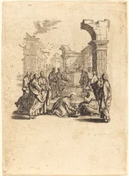Christus wäscht die Füße der Apostel, ca. 1624-1625