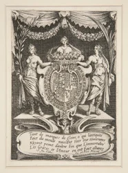 Kampf an der Barriere, Frontispiz, Die Waffen von Lorraine-Chevreuse