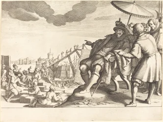Bau und Befestigung des Hafens von Livorno