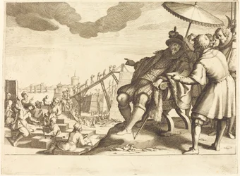 Bau und Befestigung des Hafens von Livorno