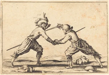 Duell mit Schwertern